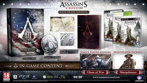 Assassin's Creed III Collector's Editions Revealed News image