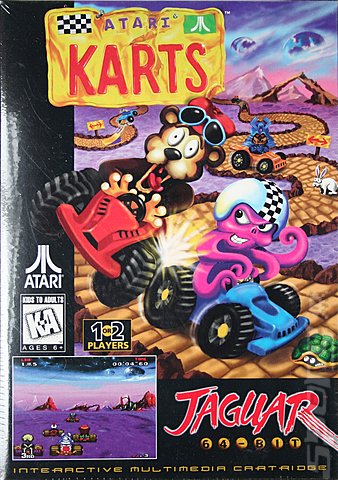 Atari Karts - Jaguar Cover & Box Art
