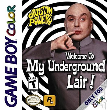 Austin Powers: Welcome To My Underground Lair - Game Boy Color Cover & Box Art