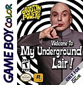 Austin Powers: Welcome To My Underground Lair - Game Boy Color Cover & Box Art