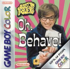 Austin Powers: Oh Behave - Game Boy Color Cover & Box Art