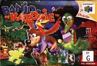Banjo-Kazooie - N64 Cover & Box Art