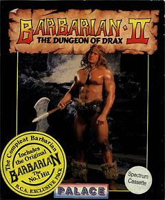 Barbarian II: The Dungeon of Drax - Spectrum 48K Cover & Box Art