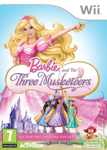 Barbie and the Three Musketeers - Wii Cover & Box Art