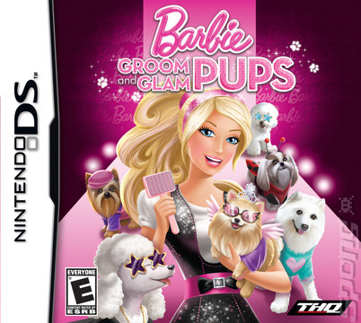 Barbie: Groom and Glam Pups - DS/DSi Cover & Box Art