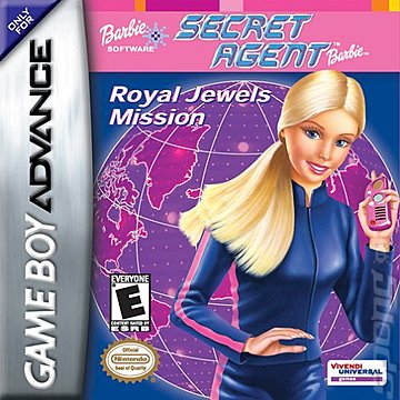 Barbie Secret Agent - GBA Cover & Box Art
