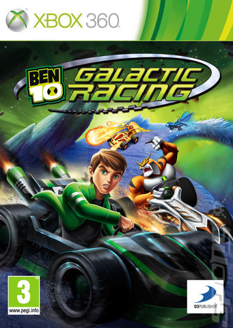 Ben 10 Galactic Racing - Xbox 360 Cover & Box Art