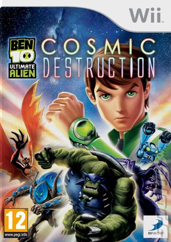 Ben 10 Ultimate Alien: Cosmic Destruction - Wii Cover & Box Art