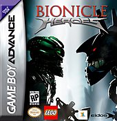Bionicle Heroes - GBA Cover & Box Art