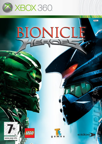 Bionicle Heroes - Xbox 360 Cover & Box Art