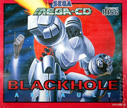 Black Hole Assault - Sega MegaCD Cover & Box Art