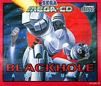 Black Hole Assault - Sega MegaCD Cover & Box Art
