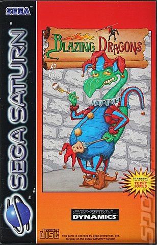 Blazing Dragons - Saturn Cover & Box Art