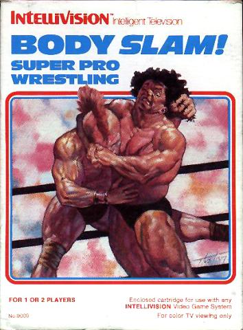 Body Slam Super Pro Wrestling - Intellivision Cover & Box Art