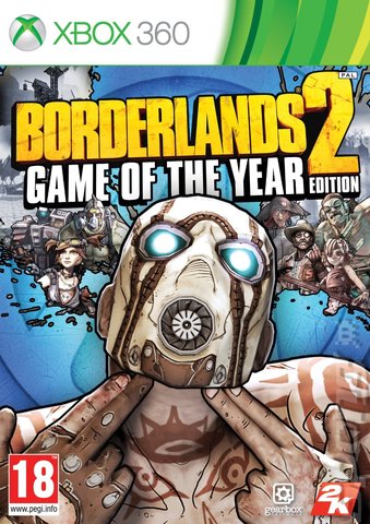 Borderlands 2: Game of the Year Edition - Xbox 360 Cover & Box Art