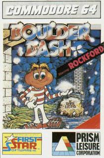 Boulder Dash - C64 Cover & Box Art