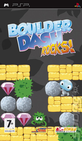Boulder Dash Rocks! - PSP Cover & Box Art