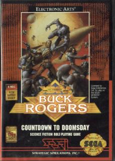 Buck Rogers: Countdown to Doomsday - Sega Megadrive Cover & Box Art