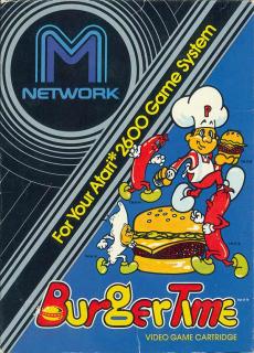 Burgertime - Atari 2600/VCS Cover & Box Art
