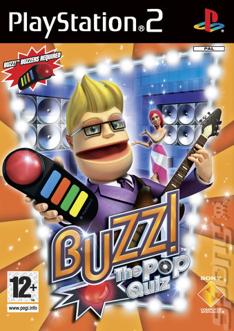 Buzz! The Pop Quiz - PS2 Cover & Box Art
