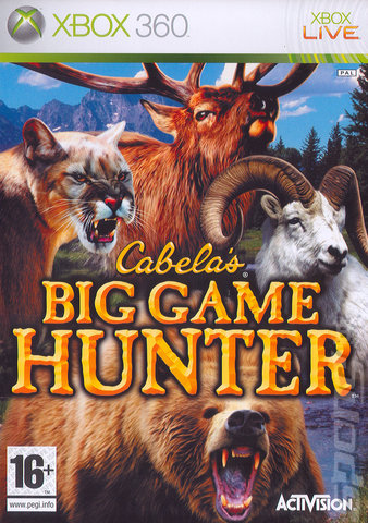 Cabela's Big Game Hunter - Xbox 360 Cover & Box Art