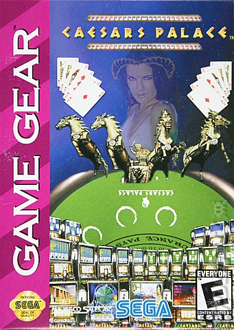 Caesars Palace - Game Gear Cover & Box Art