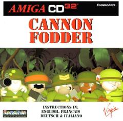 Cannon Fodder - CD32 Cover & Box Art
