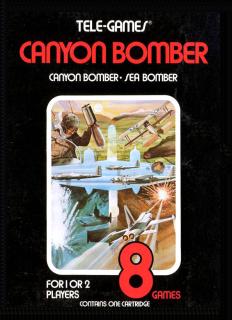 Canyon Bomber - Atari 2600/VCS Cover & Box Art