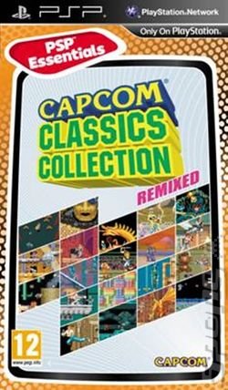 Capcom Classics Collection Remixed - PSP Cover & Box Art