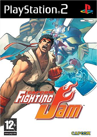 Capcom Fighting Jam - PS2 Cover & Box Art