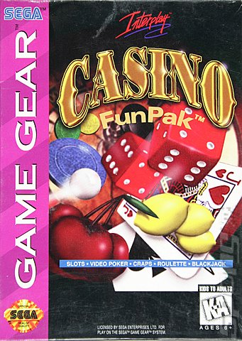 Casino: FunPak - Game Gear Cover & Box Art