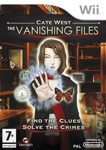 Cate West: The Vanishing Files - Wii Cover & Box Art