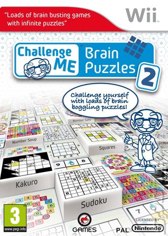 Challenge Me: Brain Puzzles 2 - Wii Cover & Box Art