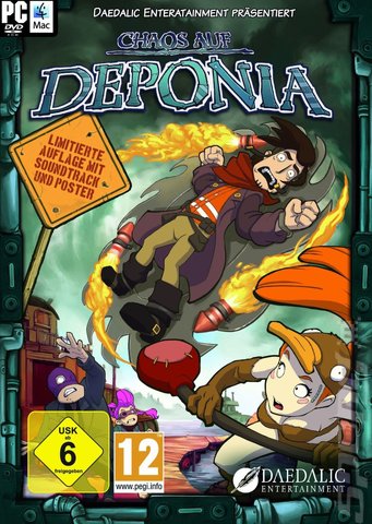 Chaos on Deponia - PC Cover & Box Art