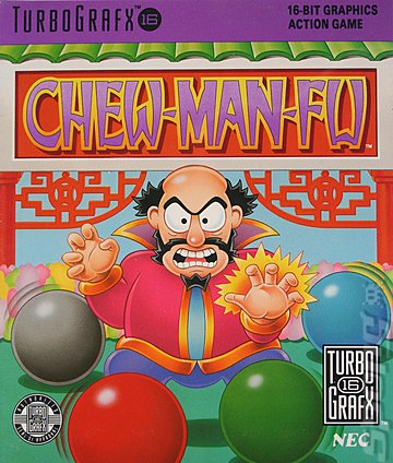 Chew-Man-Fu - NEC PC Engine Cover & Box Art