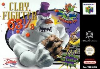 Clay Fighter - N64 Cover & Box Art