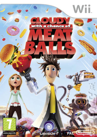 Cloudy With a Chance of Meatballs - Wii Cover & Box Art