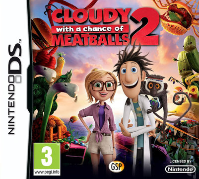 Cloudy With a Chance of Meatballs 2 - DS/DSi Cover & Box Art