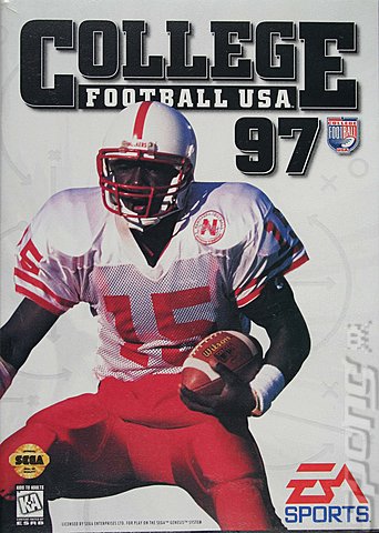 College Football USA '97 - Sega Megadrive Cover & Box Art