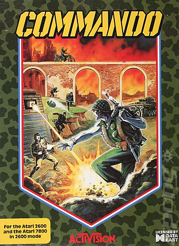 Commando - Atari 2600/VCS Cover & Box Art