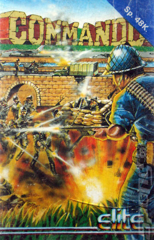 Commando - Spectrum 48K Cover & Box Art