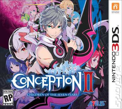 Conception II: Children of the Seven Stars - 3DS/2DS Cover & Box Art