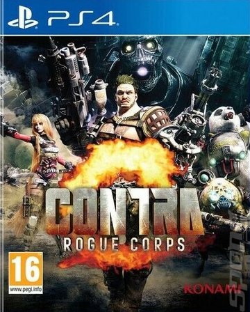 Contra: Rogue Corps - PS4 Cover & Box Art