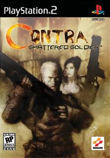 Contra: Shattered Soldier - PS2 Cover & Box Art