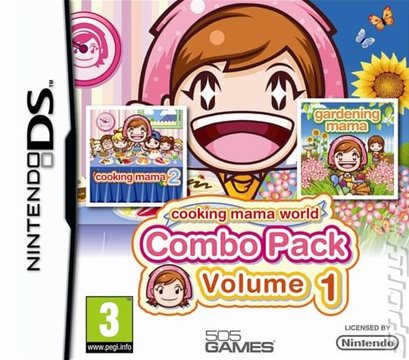Cooking Mama World: Combo Pack Volume 1: Cooking Mama 2 & Gardening Mama - DS/DSi Cover & Box Art