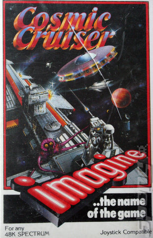 Cosmic Cruiser - Spectrum 48K Cover & Box Art