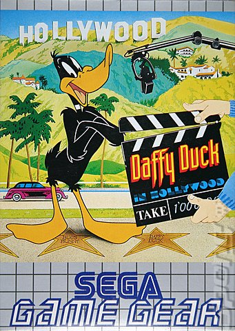Daffy Duck in Hollywood - Game Gear Cover & Box Art