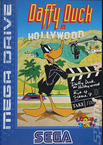 Daffy Duck in Hollywood - Sega Megadrive Cover & Box Art