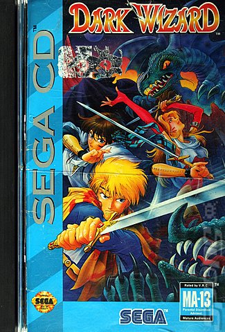 Dark Wizard - Sega MegaCD Cover & Box Art