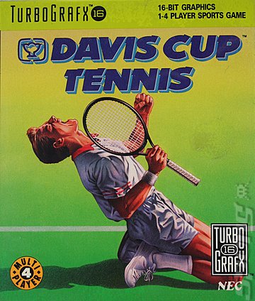 Davis Cup Tennis - NEC PC Engine Cover & Box Art
